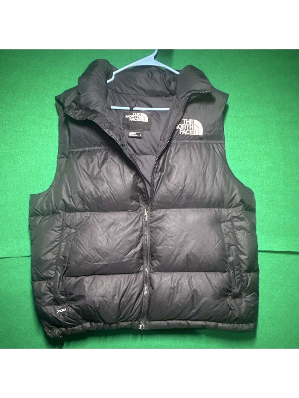 The North Face 1996 Retro Nuptse 700 Down Puffer Vest Mens Large L Black Jacket